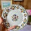 Miniature : Assiette à dessert ancienne Gien – modèle Moustiers Olérys – décor floral coloré