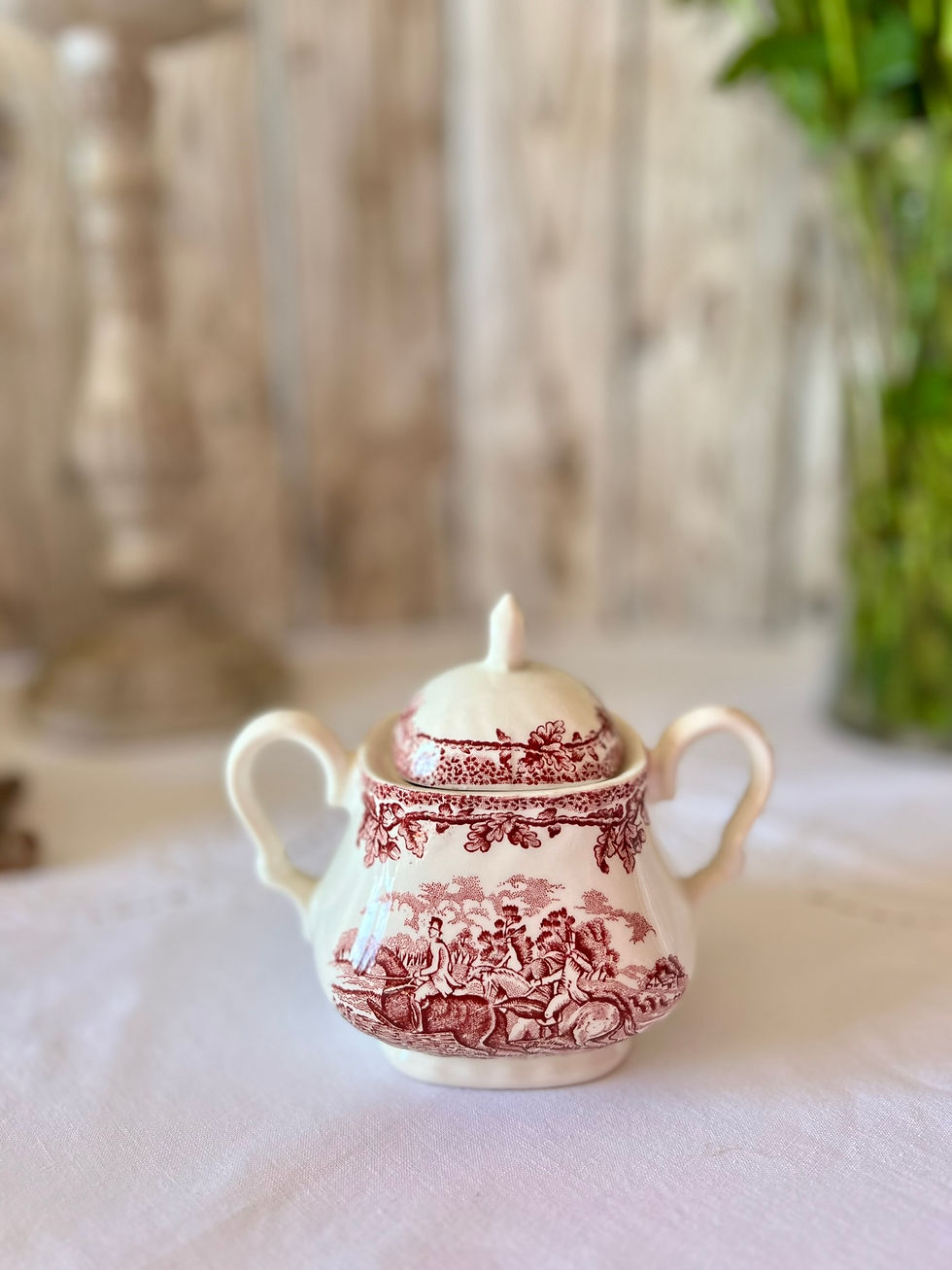 Sucrier ancien Myotts faïence anglaise