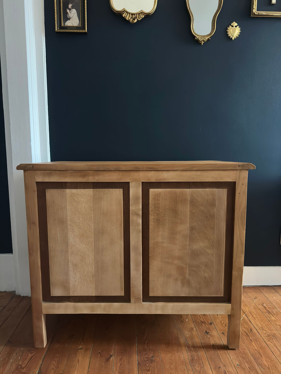 Miniature : Petit meuble ancien style Louis XV – bois naturel