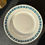 Miniature : Assiette plate ancienne en faïence Villeroy & Boch – Décor floral bleu