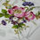 Miniature : Plat rond ancien décor froral en porcelaine de Limoges