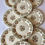 Miniature : Assiette à dessert ancienne Gien – modèle Moustiers Olérys – décor floral coloré