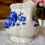 Miniature : Broc ancien Sarreguemines – modèle Romantic – décor bleu