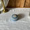 Miniature : Petite boîte ancienne en jasperware bleu – Wedgwood