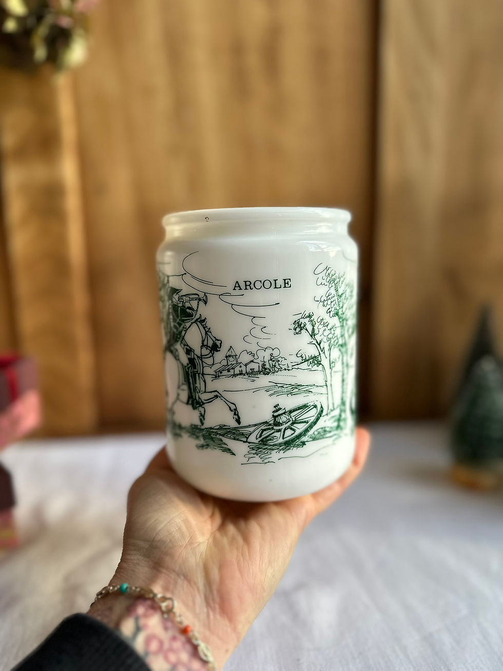 Miniature : Pot  illustré “Arcole” – 13 cm
