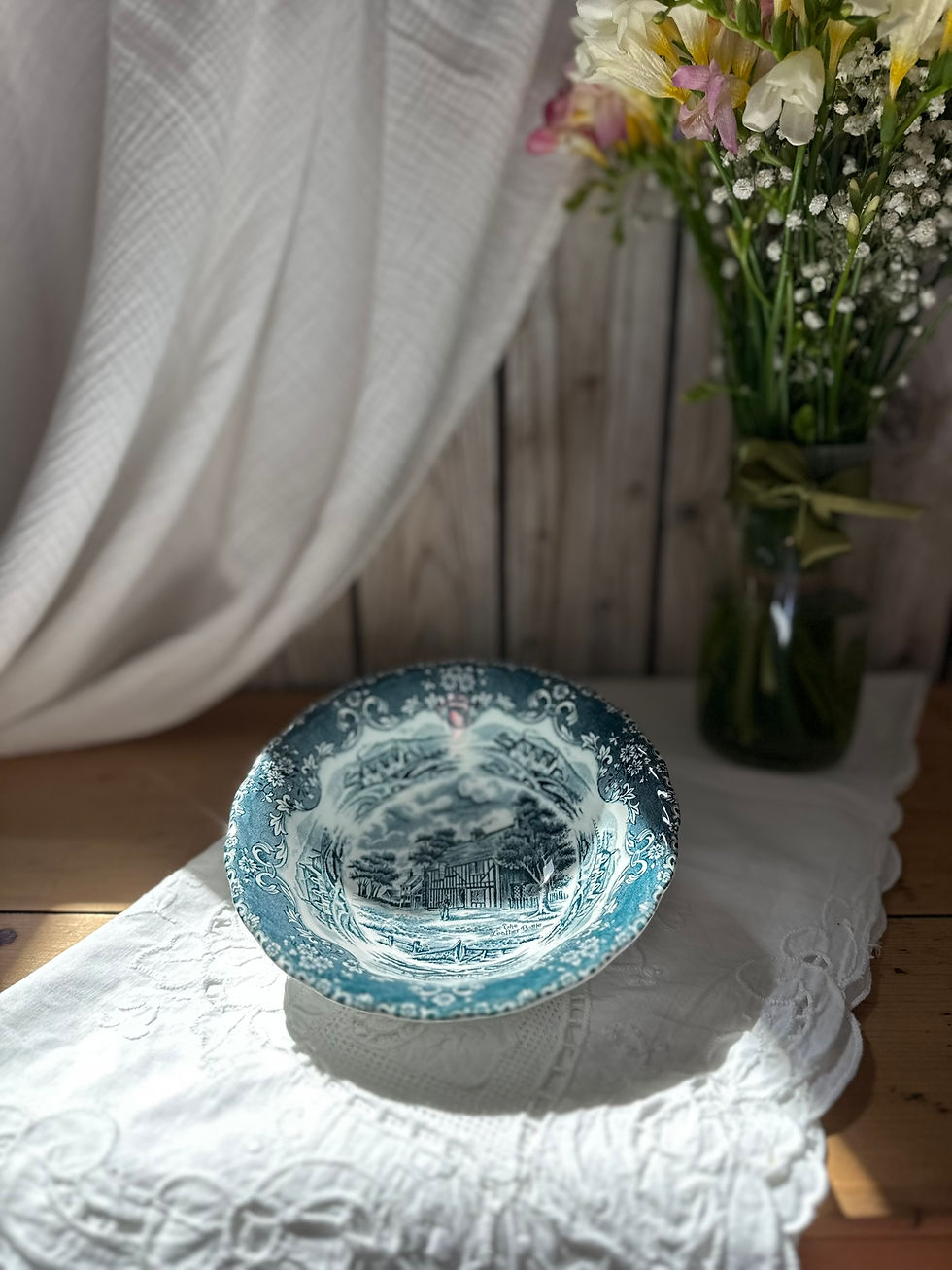 Miniature : Bol ancien anglais Grindley « English Country Inns »
