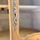 Miniature : Vitrine ancienne en bois clair, portes vitrées et cannage
