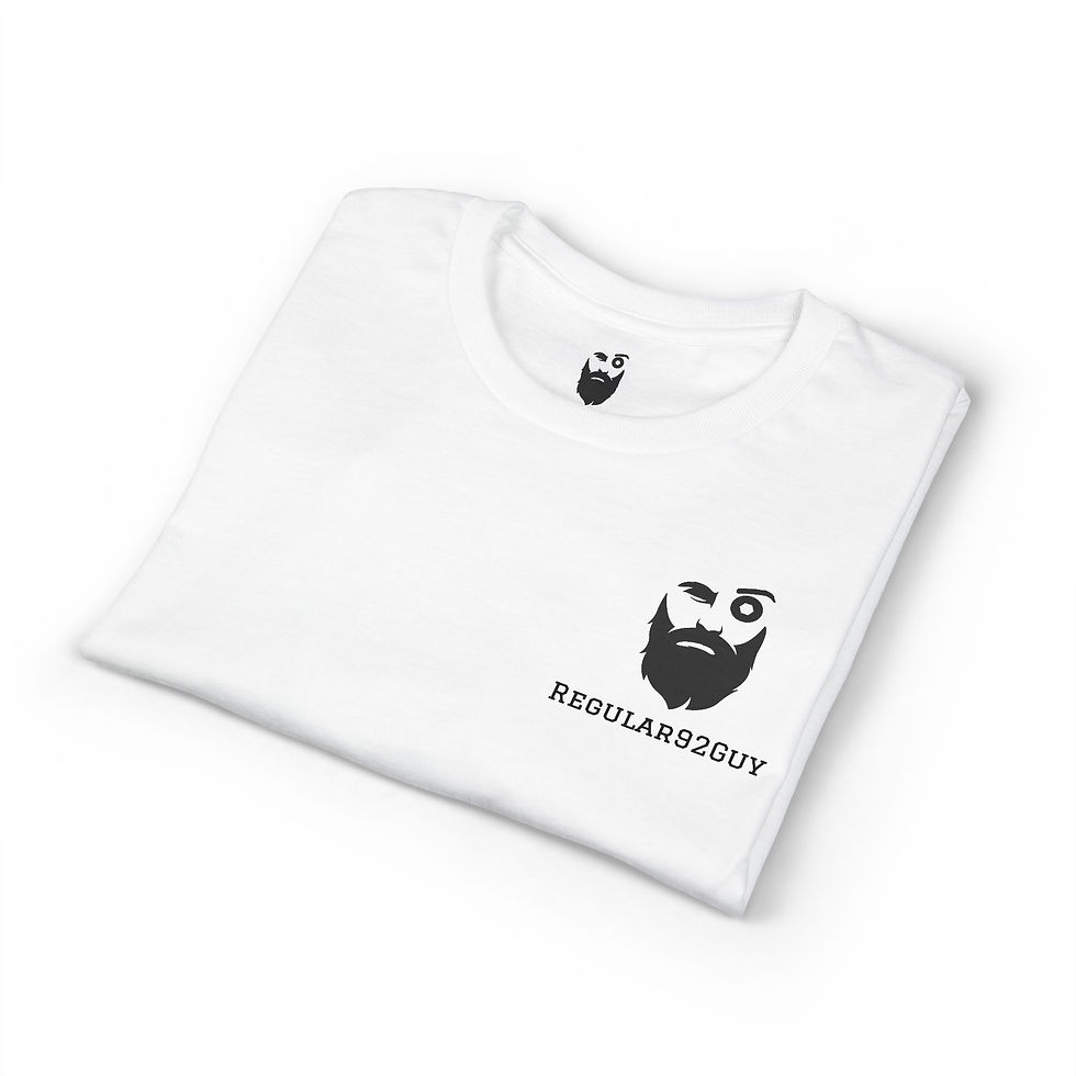 Thumbnail: Victory Starts in the Gym T-Shirt — "Regular Guy" Beard Logo Gym Tee