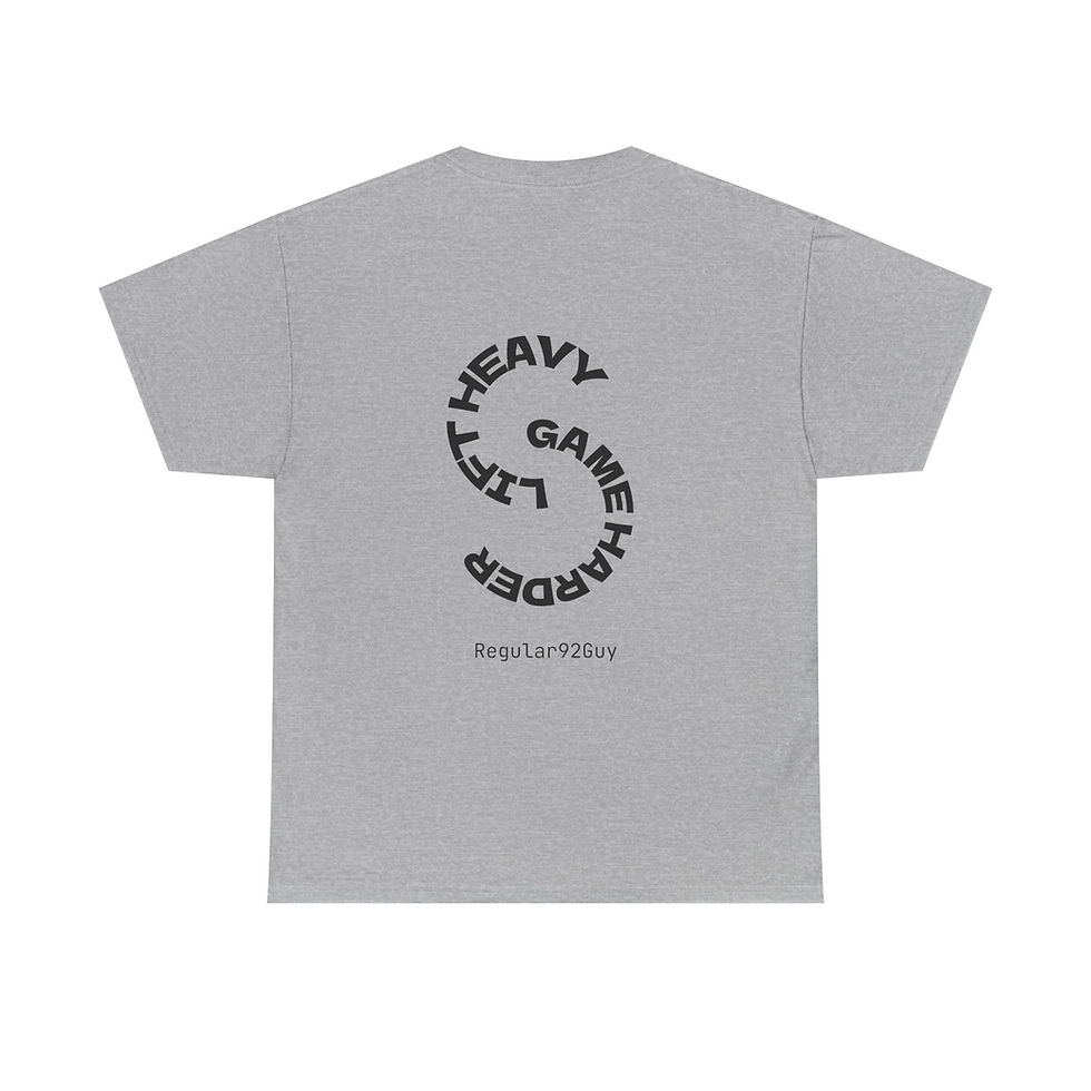 Thumbnail: Game Harder T-Shirt — Beard Logo Tee (Regular92Guy)