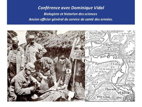 Conférence « Le service de santé de la Grande Guerre ; un combat au secours des blessés de guerre »