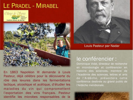 Conférence d’été de l’institut Olivier de Serres – Le Pradel