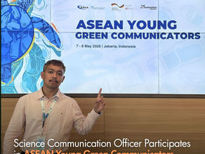 Science Communication Officer Participates in ASEAN Young Green Communicators Program in Jakarta