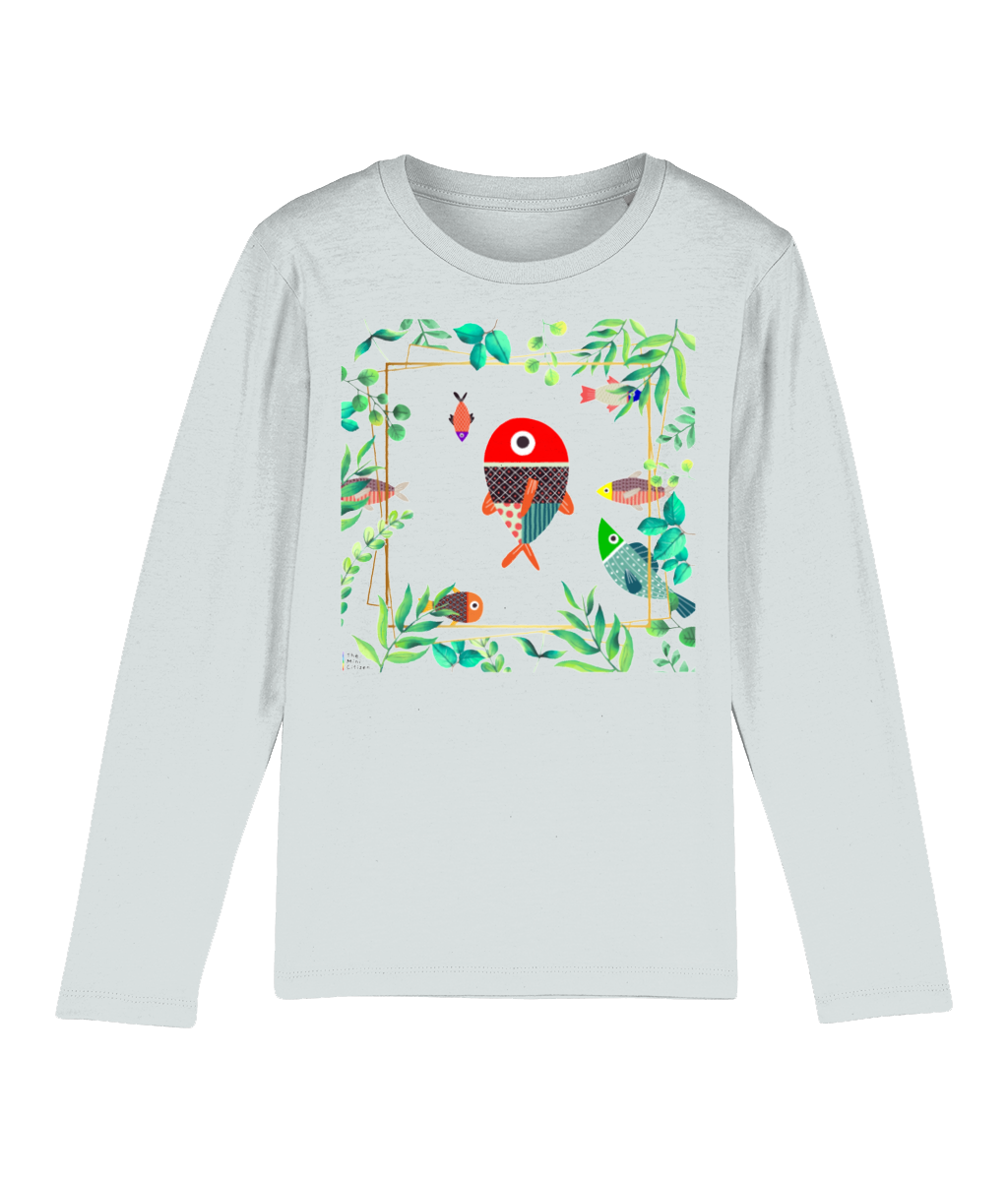 Long Sleeve T-Shirt Happy Fishes 3-14 Years