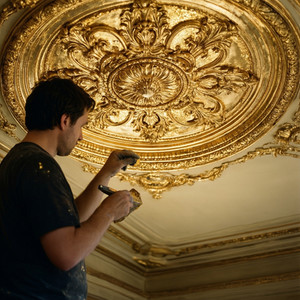 MGM Grand Gold Leaf Application