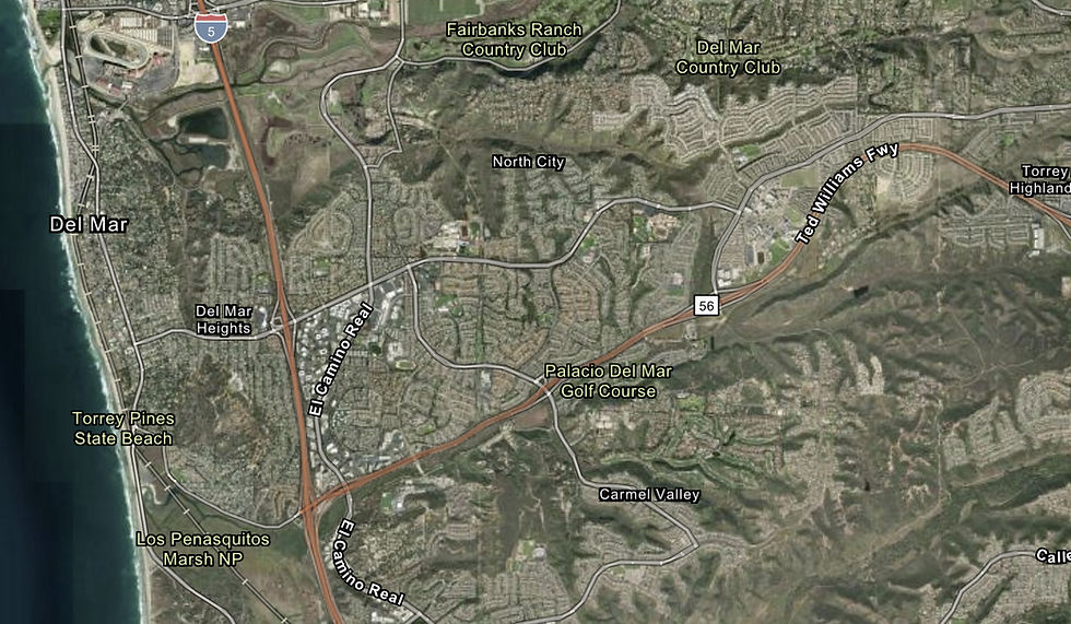 Map of Del Mar
