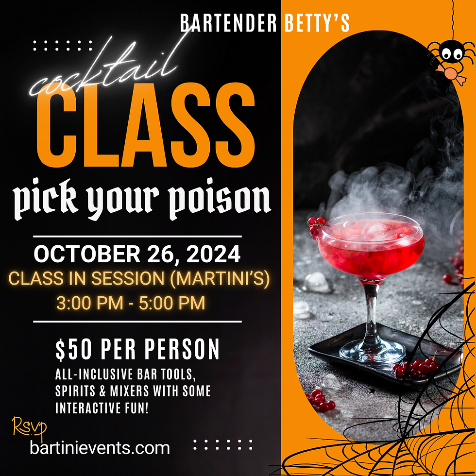 Bartini Events: Mixology 101