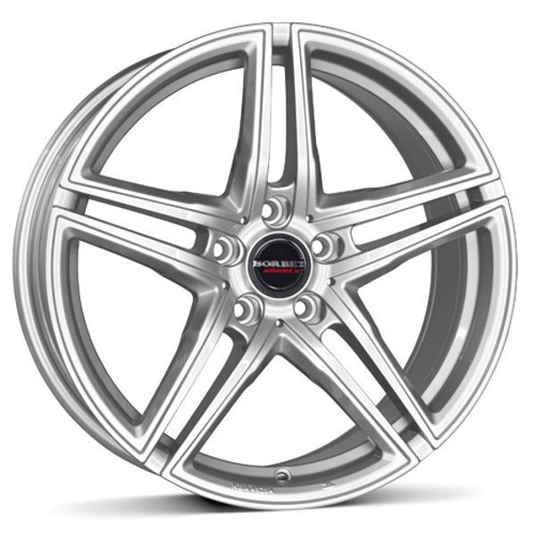 Thumbnail: Borbet XRT Black Glossy / Brilliant Silver / Graphite Polished / Reflectic