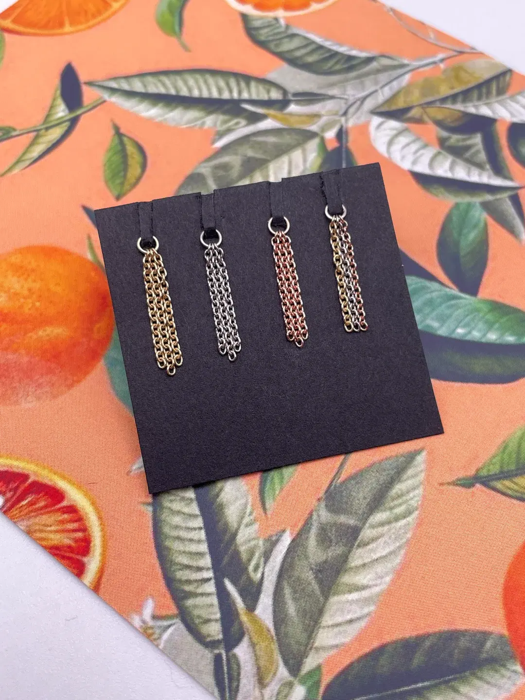 1.3mm Rolo Triple Gold Tassel