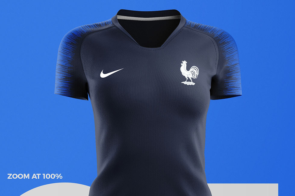 Thumbnail: Women's Soccer Mockup Kit - Front View