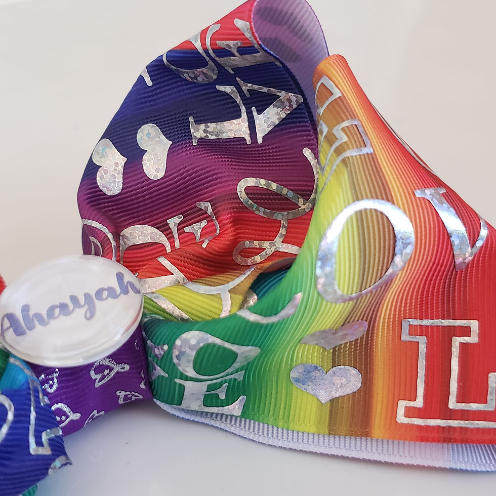 Thumbnail: Ahayah Multicolored Hairbow