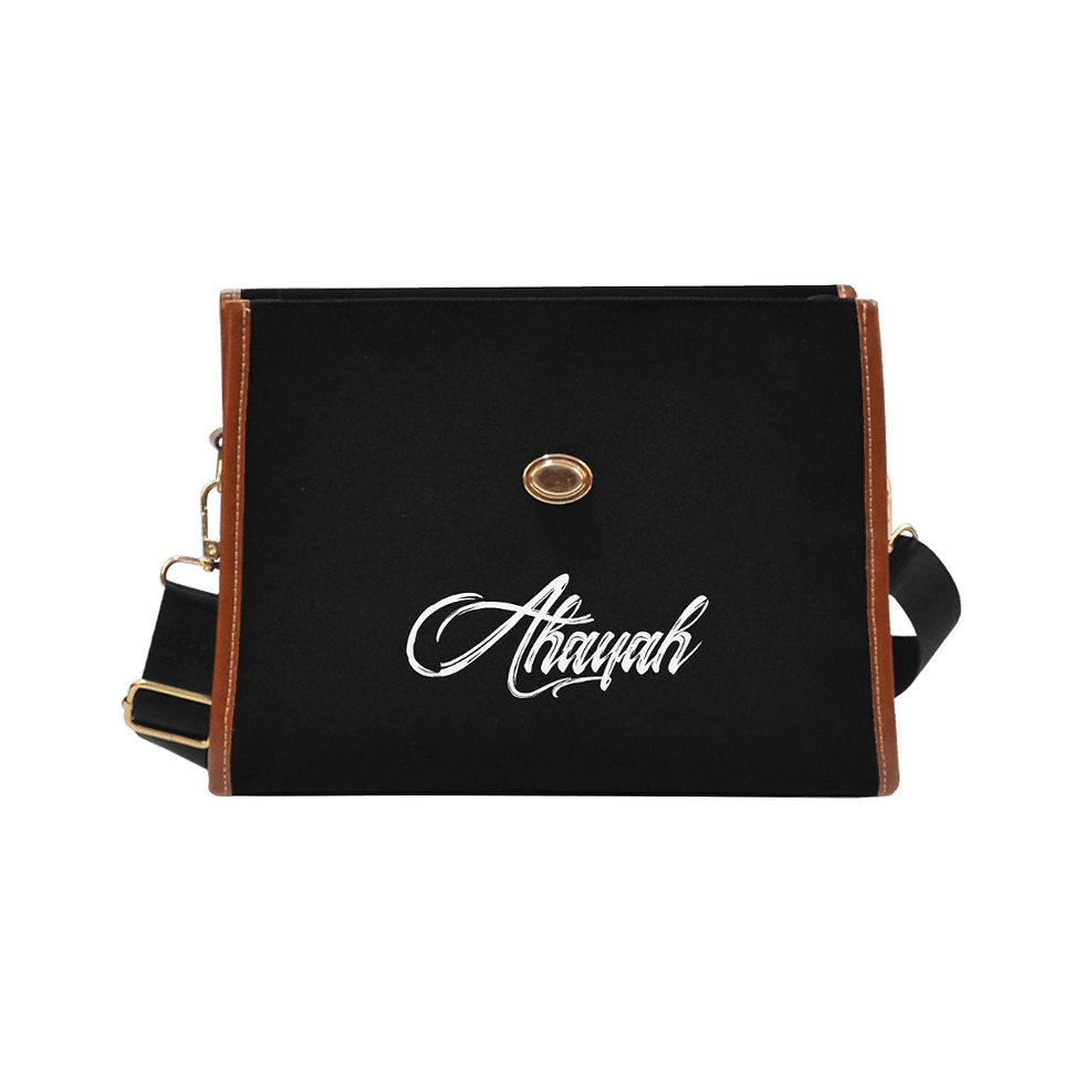Thumbnail: Ahayah Shoulder Bag Exodus 3:14 Black
