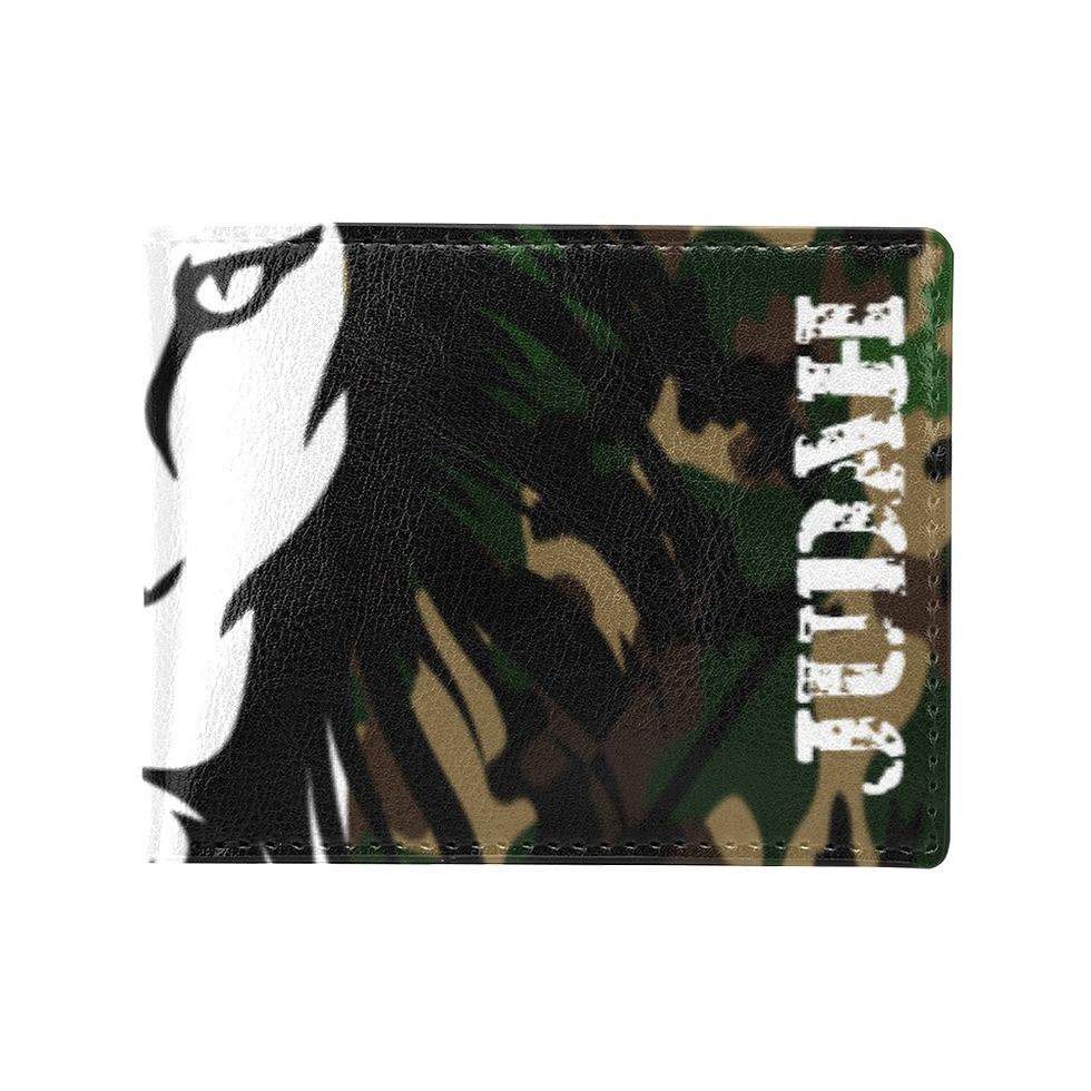 Camouflaged Wallet with Judah imprint