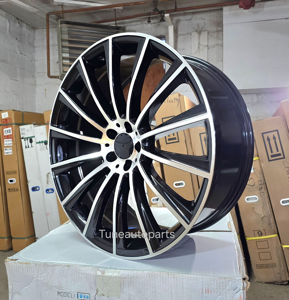 Mercedes Benz 22" inch Wheels AMG style staggered rims bolt 5x112 s550 gle 350 w