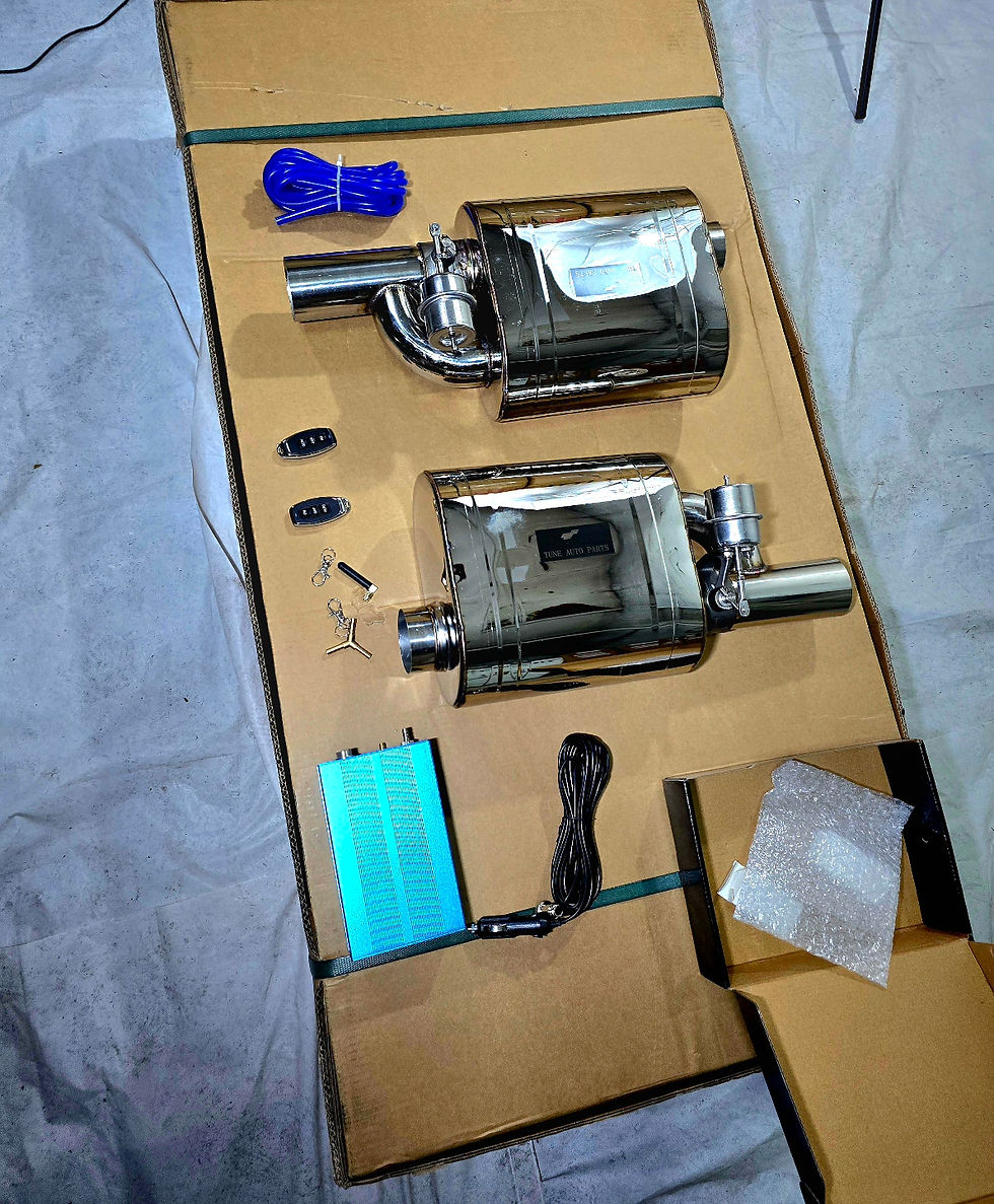 Valvetronic Style exhaust system Muffler universal w controller for BMW Dodge mu