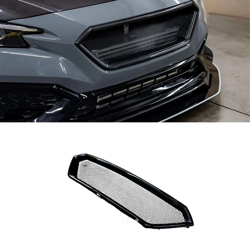 Subaru Impreza WRX STi CS Style BLACK Front Mesh Grille Vent Cover for 2015-2021