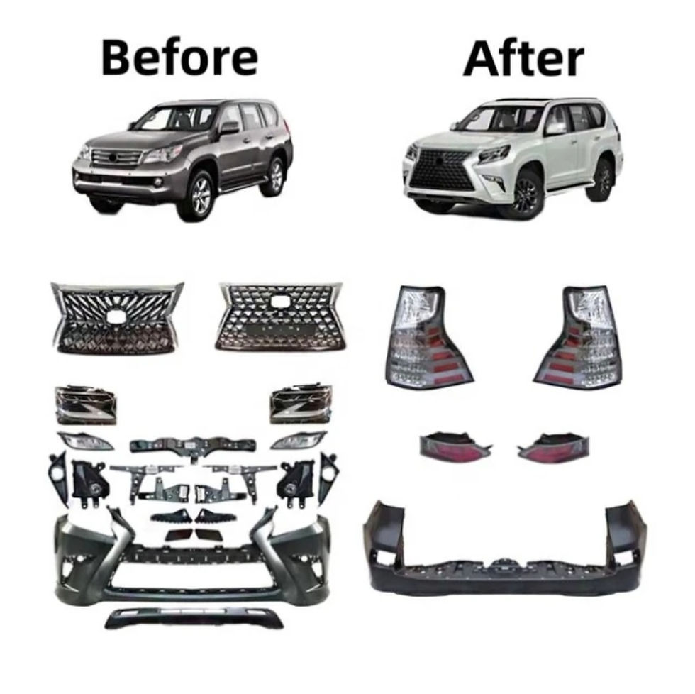 Lexus GX 460 full body kit conversion Bumper, headlights complete 2010-2019 to 2
