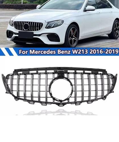 E300 E450 E53 AMG GT Style Grill Front Grille Mercedes BENZ W213 2017 ...