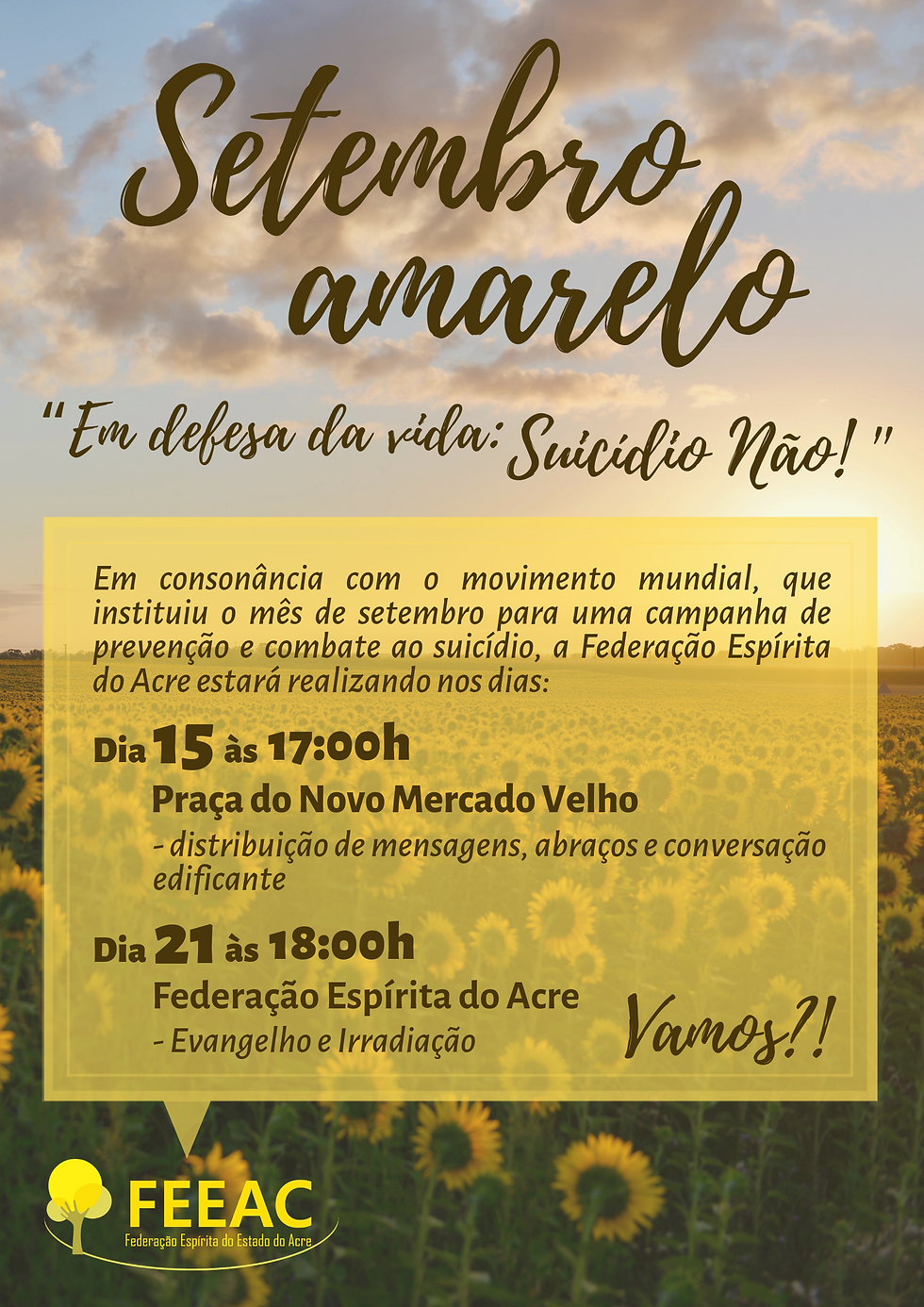 Setembro Amarelo 2019