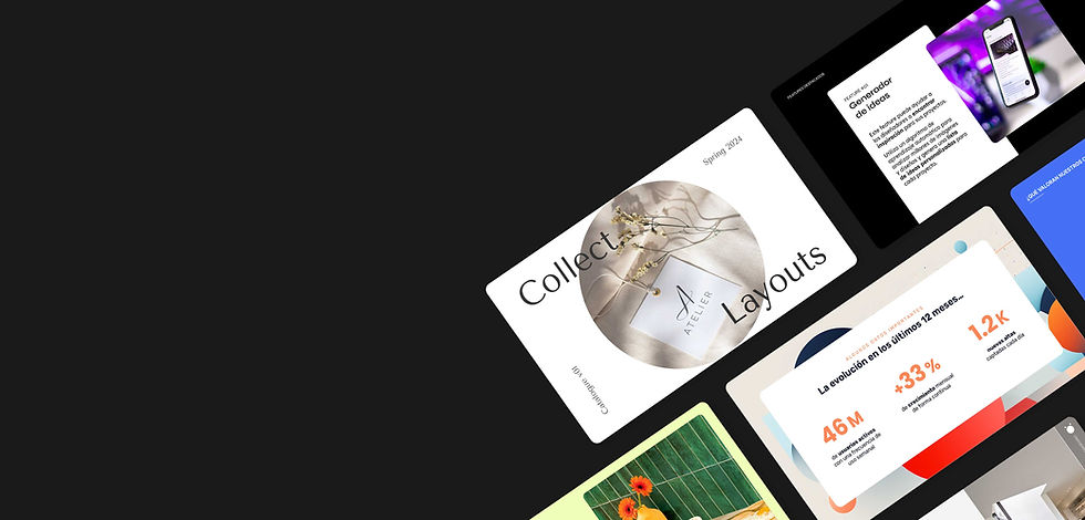 Mockup de presentaciones de Slidewizz