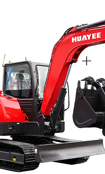 6 Ton Industrial Mini Excavator with Yanmar Engine & Enclosed Cab | HUAYEE HY60C