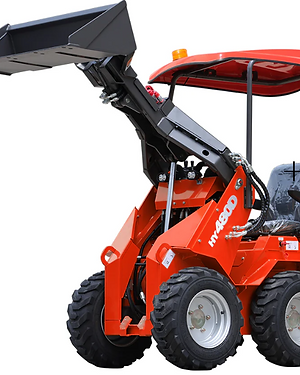 Mini Wheel Skid Steer Loader with 23 hp Honda Engine & Canopy | HUAYEE HY480D
