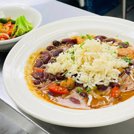 Nutritious meal prepared for residents at an assisted living in Florida community.