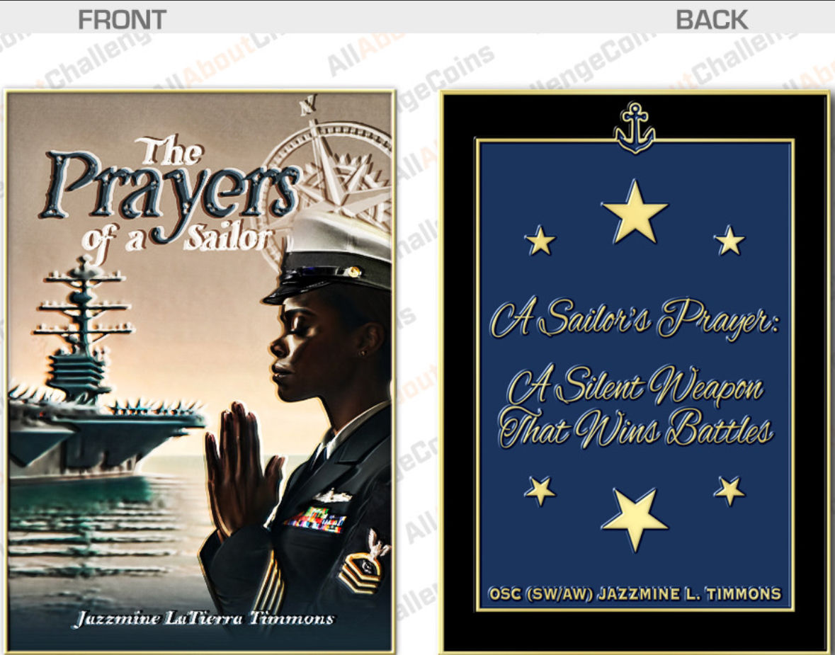 "The Prayers of A Sailor" Challenge Coin