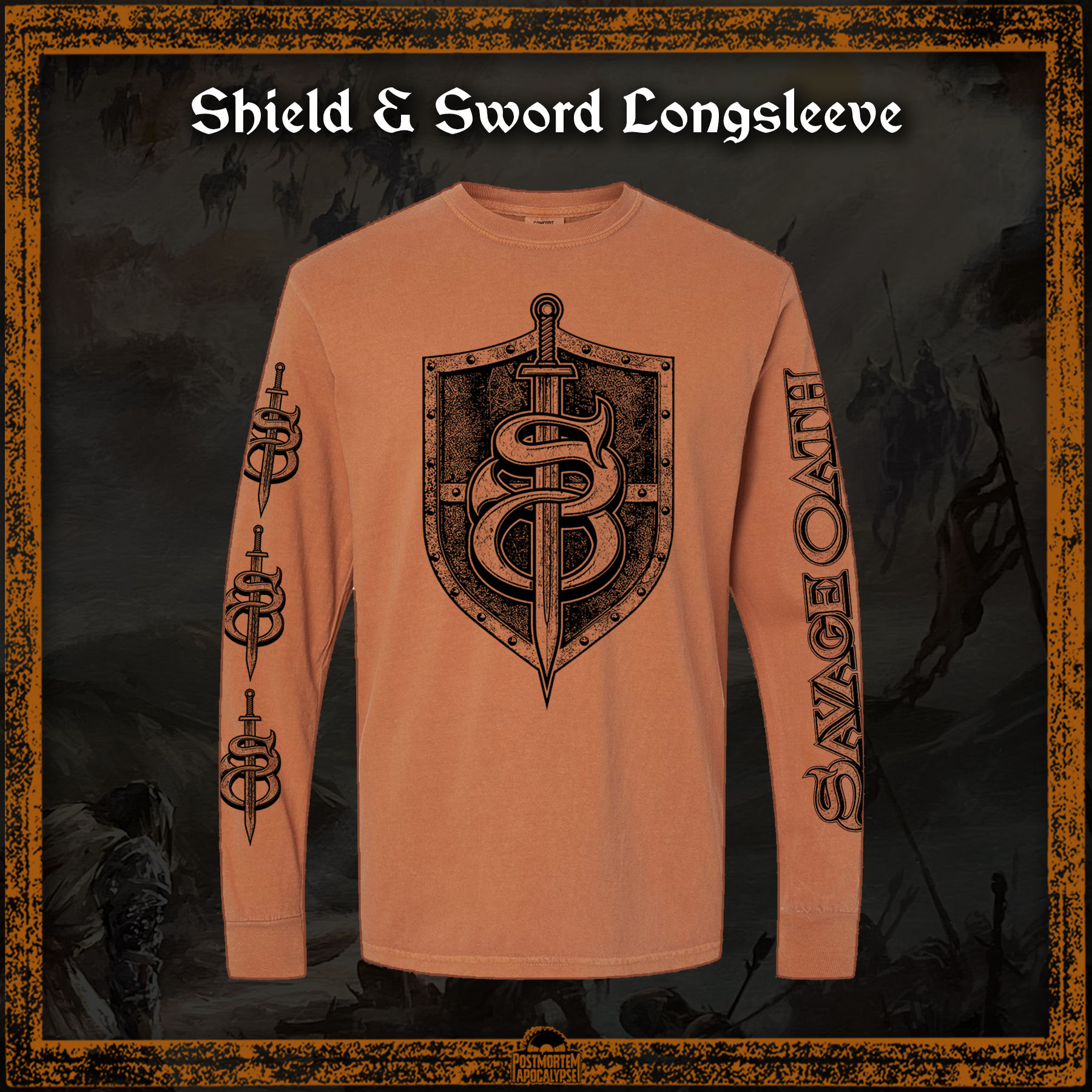 Comfort Colors Shield & Sword LS