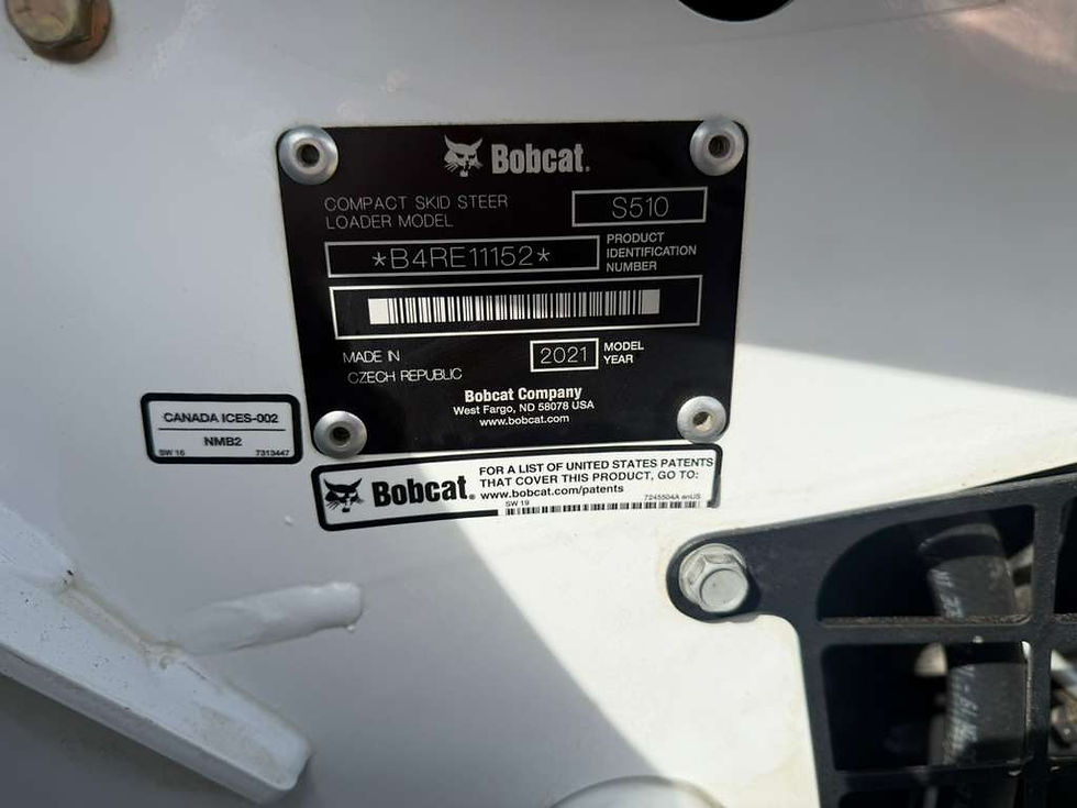 Thumbnail: 2021 BOBCAT S510 SKID STEER