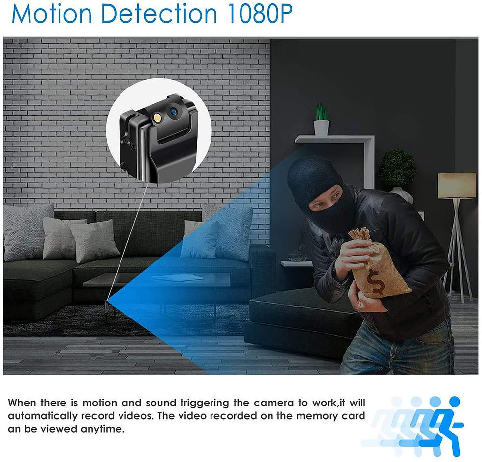 Thumbnail:  Wireless 1080p Full HD Security Wearable Cam Hd 1080p Video Audio Recorder Nig