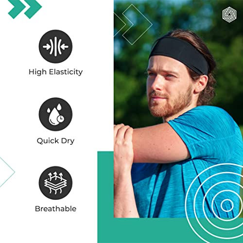 Thumbnail: Boldfit Headband for Men & Women - Premium Head Band Strapless Sports Sweat Band