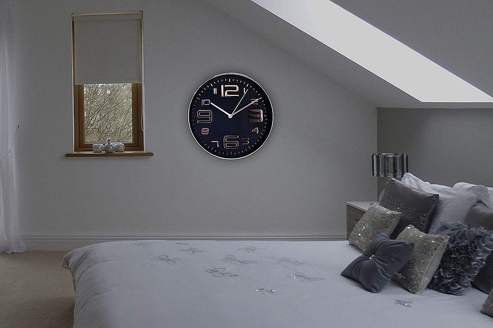 Thumbnail:   Wall Clock Non-Ticking Silent 30 cm Battery Operated Classic Quartz Clock Eas
