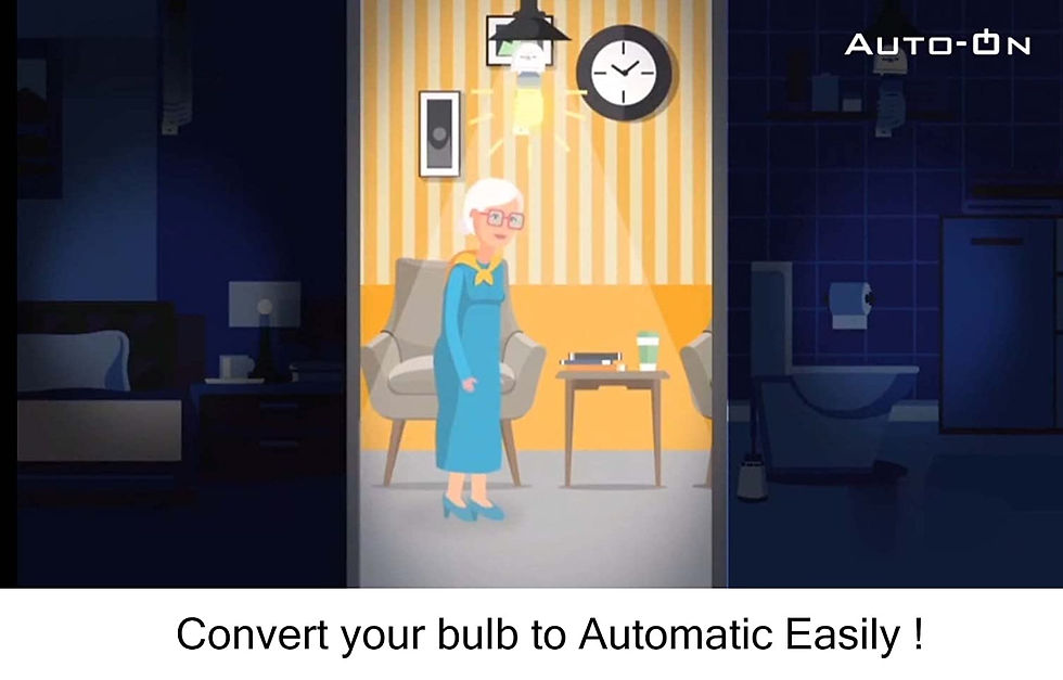 Thumbnail: Auto-ON Light Fixture (0.3 Watts) (Convert any Bulb to Automatic) (Electricity 