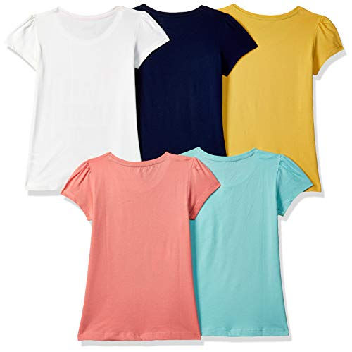 Thumbnail: Max Girls Floral Regular T-Shirt Pack of 5(M20CBTAMZ3MULTI_MULTI 3_3 Years-4 Yea