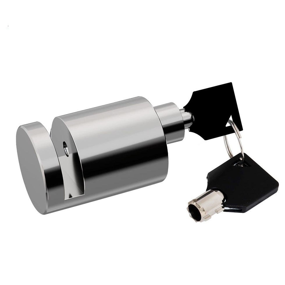 Thumbnail: Stainless Steel Heavy Duty Painted Finish Disc Brake Anti Theft 7mm Pin Wheel Lo