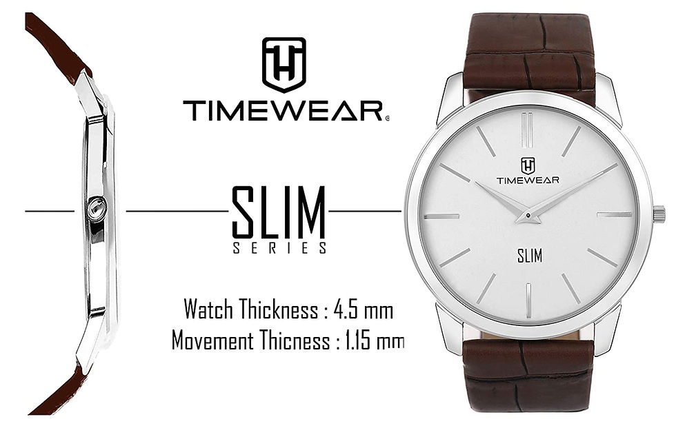 Thumbnail:   Analog Two Hands Slim Watch for Men
