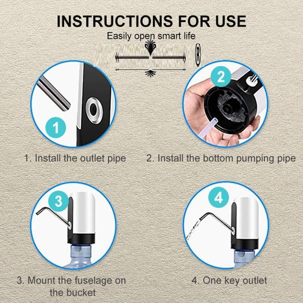 Thumbnail: Automatic Wireless Water Bottle Dispenser Pump With Rechargeable Battery Portab
