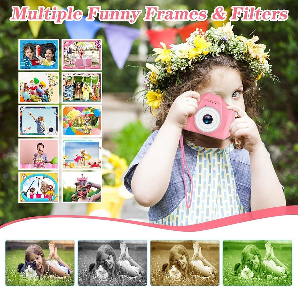 Thumbnail: Toys for 4+ to 12 Year Old Boys, Kids Selfie Camera for Boys,Digital camera
