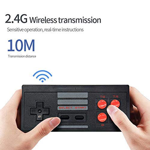 Thumbnail: Plug and Play Wireless Video Games for Kids (8 Bit Retro Built-in Games) Up to 