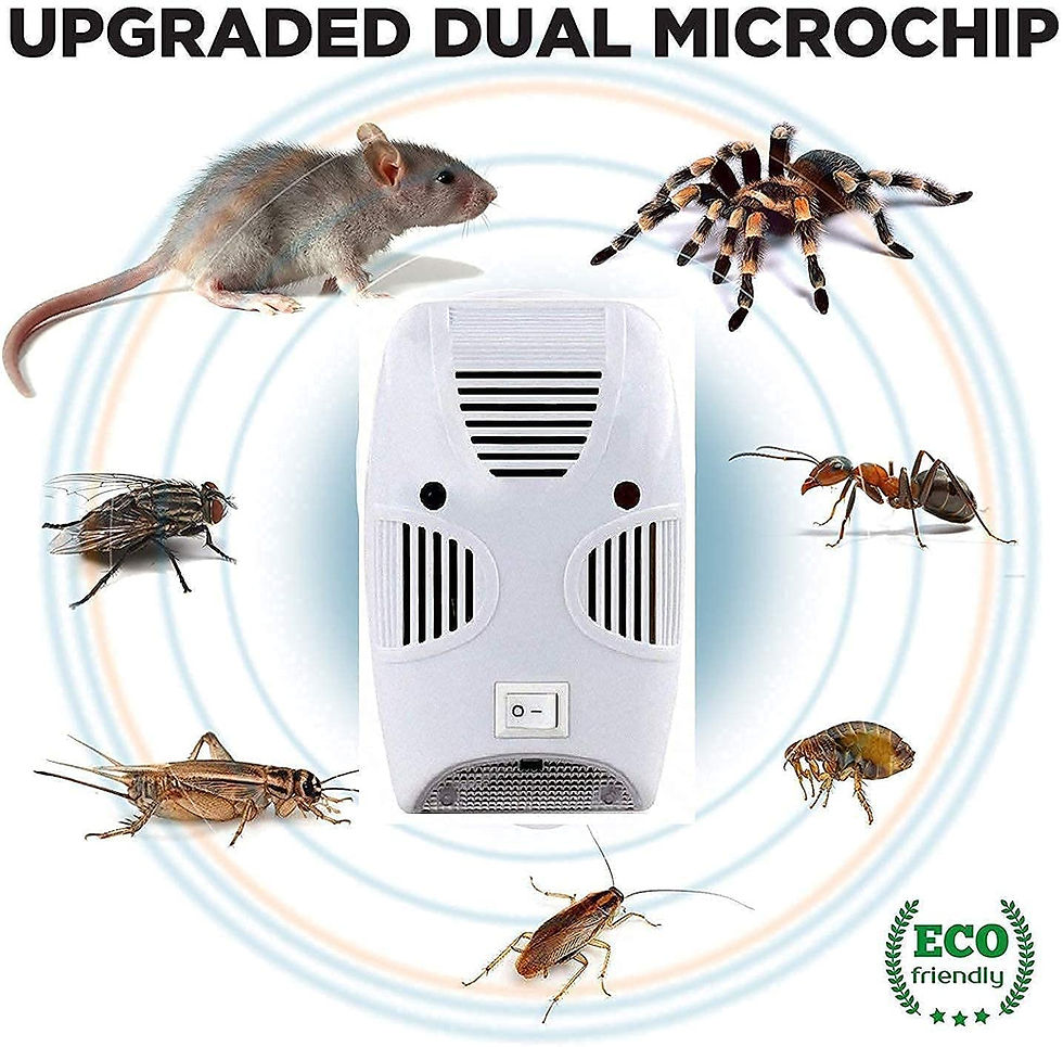 Thumbnail: VR MART Ultrasonic Pest Repellent Machine to Repel Lizard, Rats, Cockroach, Mos
